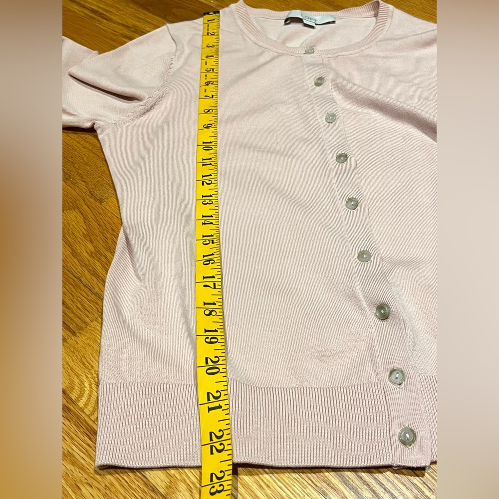 LOFT 100% Cotton cardigan, Size Medium - Picture 4 of 5